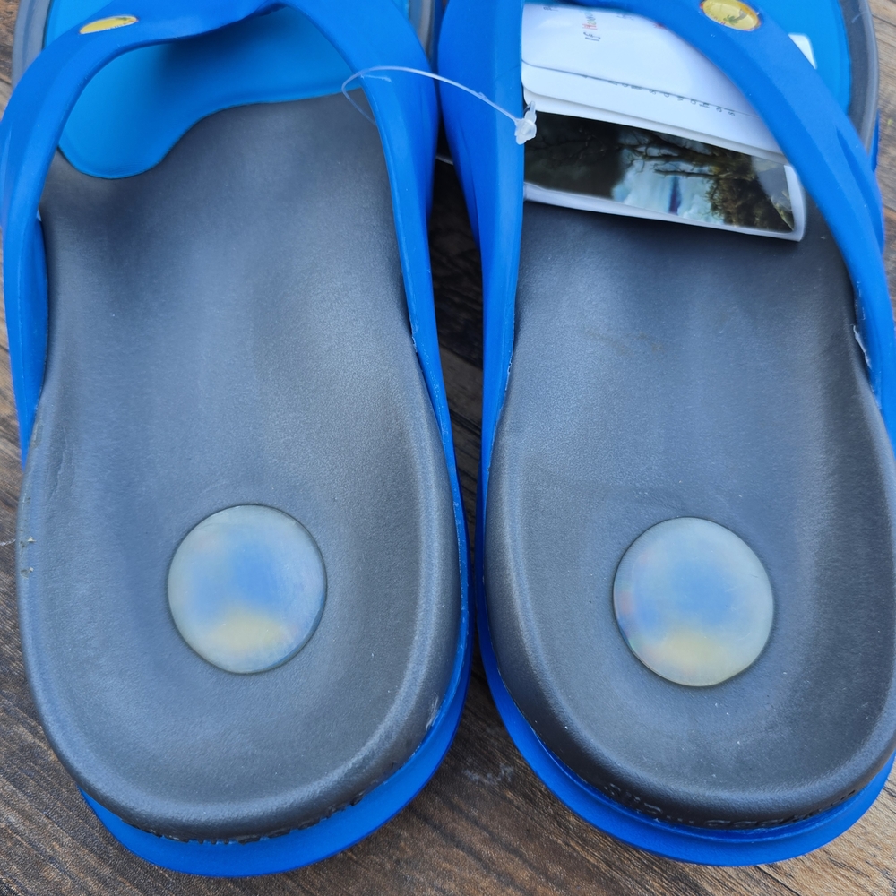 Men's Summer Blue Flip Flop Sandals Size 11 - Picture 3 of 5